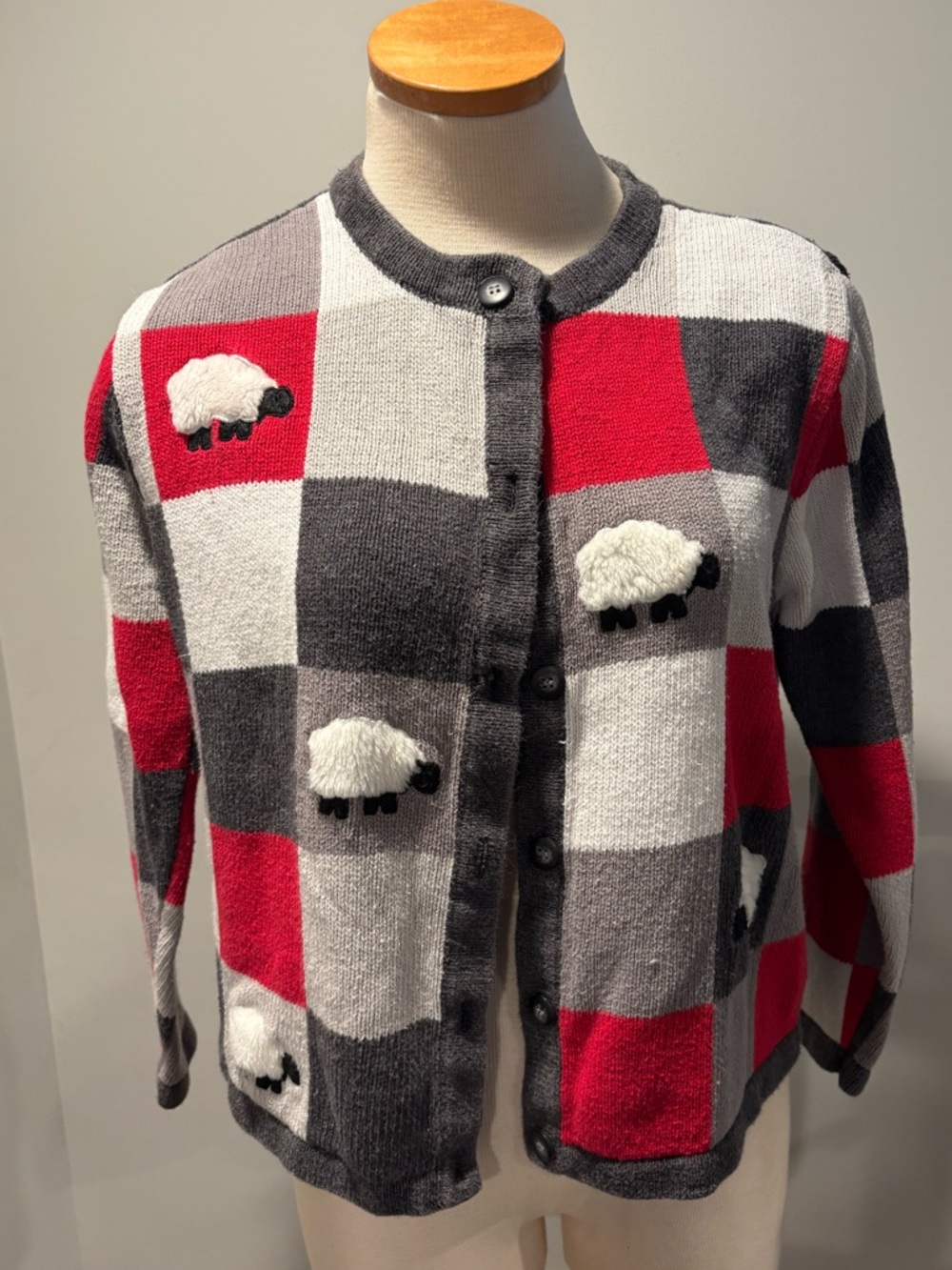 Vintage 80s/90s Sheep Cardigan